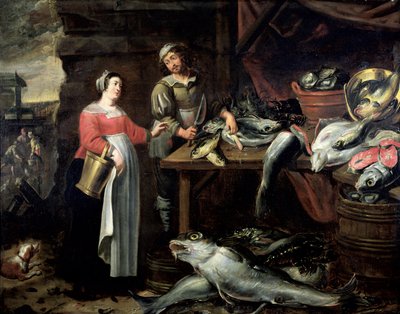 Der Fischhändler von Alexander van Adriaenssen